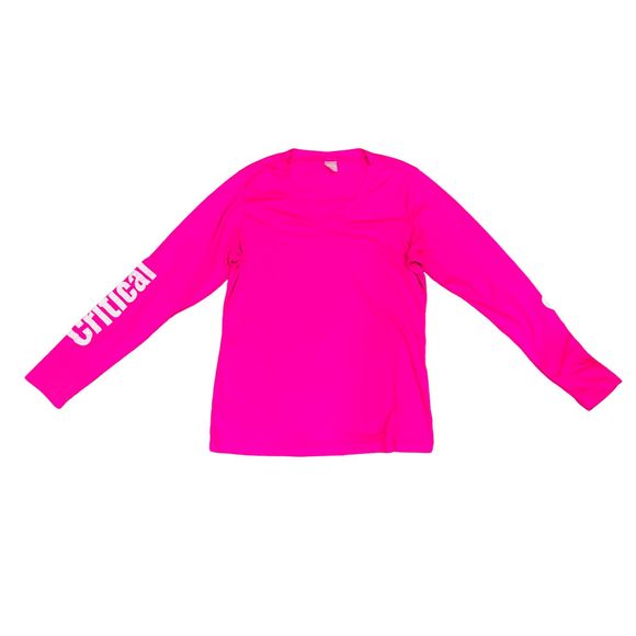 Hot pink shirt critical care. Sport tech. Medium long sleeve - Picture 6 of 15